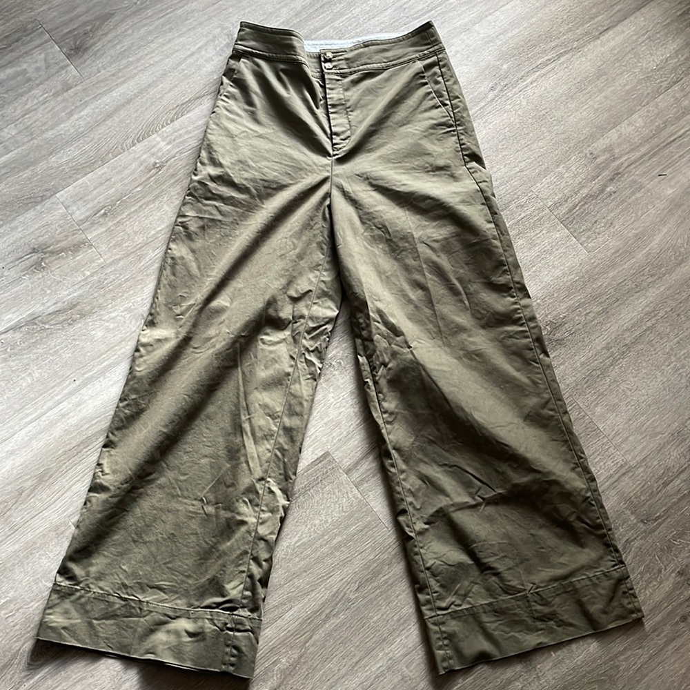 J crew green cargo pants